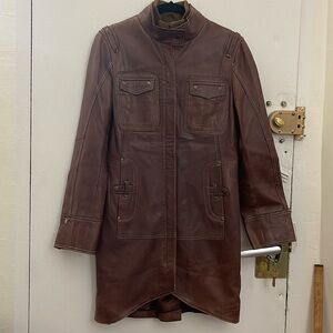 MISS TOP GUN  LEATHER JACKET 🧥 SIZE S